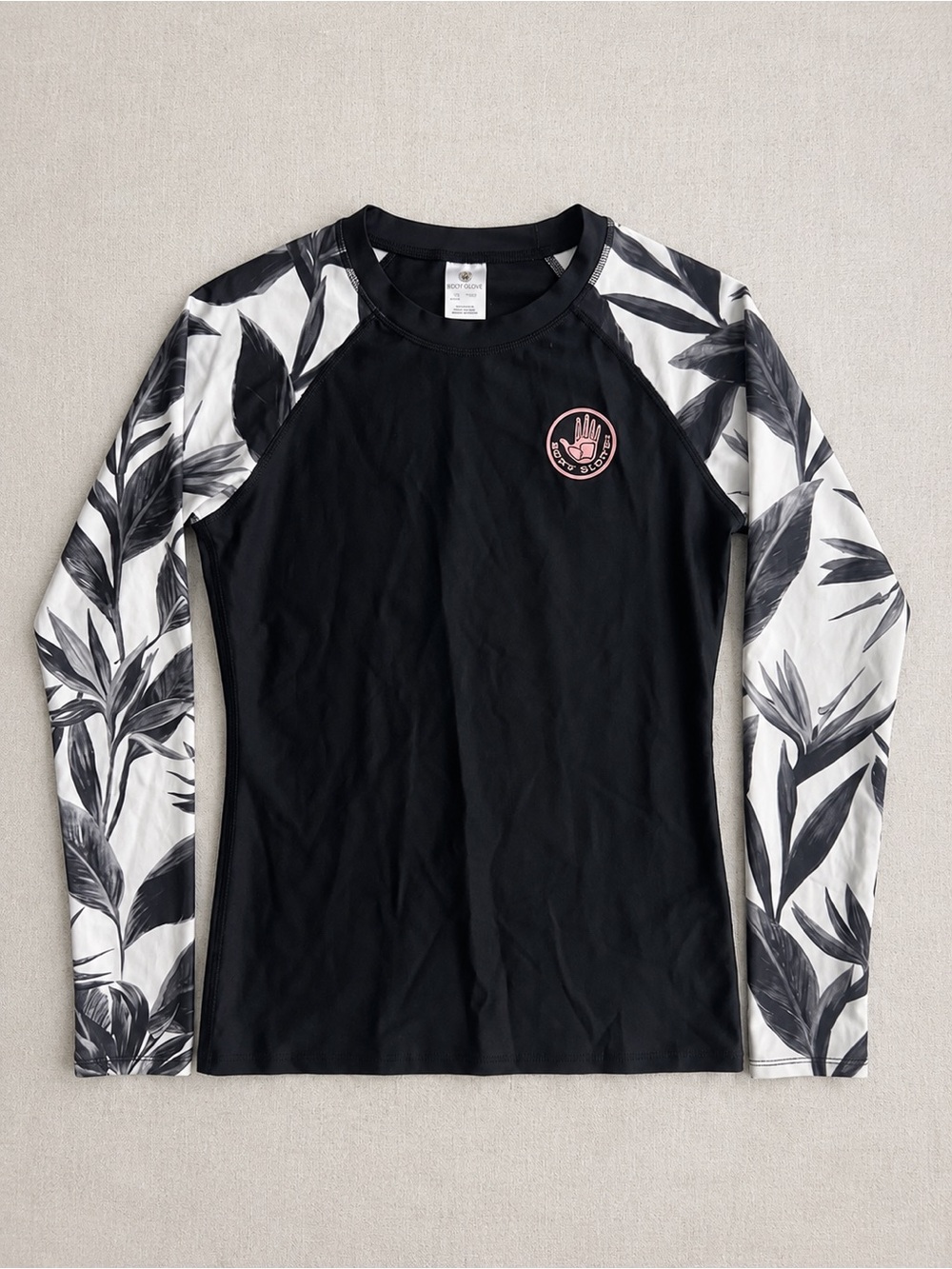 Body Glove UPF/SPF 50+ Black Long-Sleeve Raglan Top